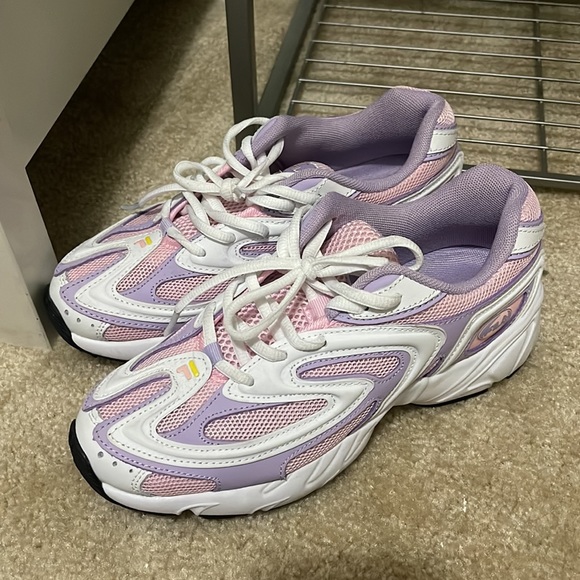 Fila Pink & Lilac Sneakers - Picture 2 of 5